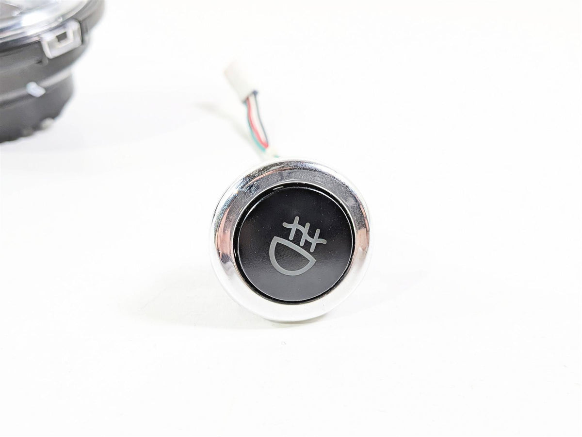2015 Indian Chieftain Front Fog Spot Passing Light Lamp + Knob Set -Read 2412962-Mototech271