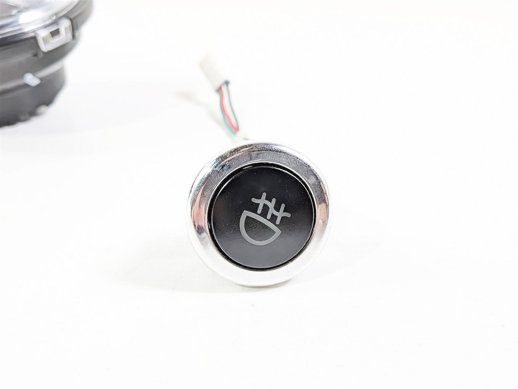 2015 Indian Chieftain Front Fog Spot Passing Light Lamp + Knob Set -Read 2412962-Mototech271