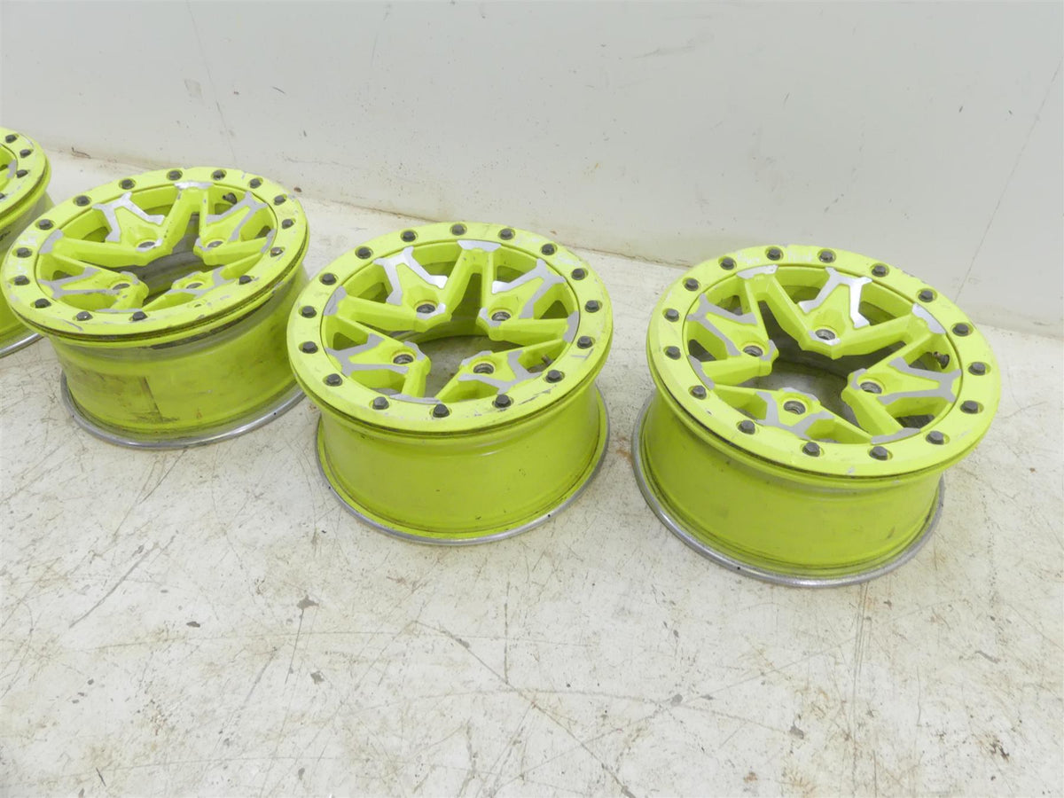 2020 Can Am Maverick X3 XMR Turbo RR 14x7 Manta Green Wheel Set 705402473 {{ shop.shopifyCountryName }} - Mototech271
