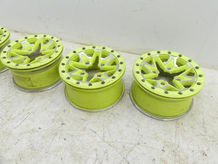 2020 Can Am Maverick X3 XMR Turbo RR 14x7 Manta Green Wheel Set 705402473 {{ shop.shopifyCountryName }} - Mototech271