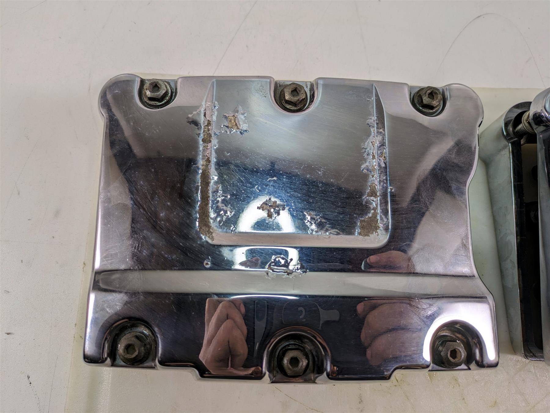 2000 Harley Dyna FXDL Low Rider Big Twin Rocker Box Valve Cover Set 17593-99 {{ shop.shopifyCountryName }} - Mototech271