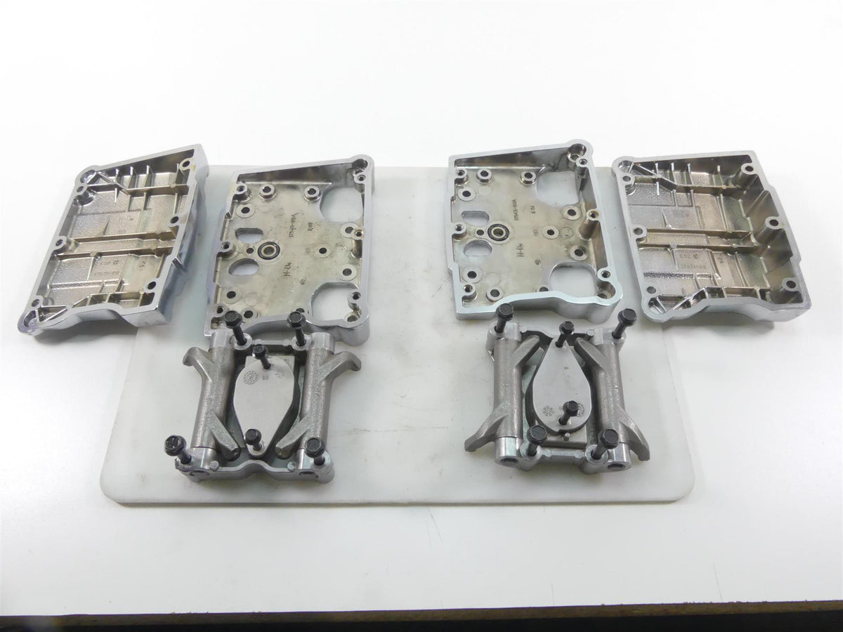 2009 Harley Dyna FXDF SE CVO Fat Bob Chrome Valve Cover Rocker Box Set 17571-99 {{ shop.shopifyCountryName }} - Mototech271