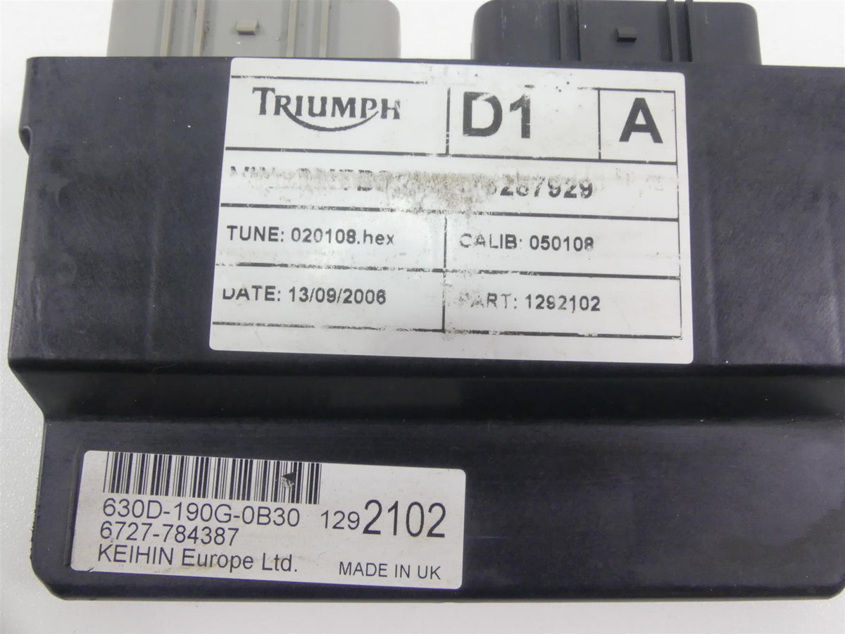 2006 Triumph Daytona 675 Keihin Cdi Ecu Ecm Engine Control Module T1292102 {{ shop.shopifyCountryName }} - Mototech271