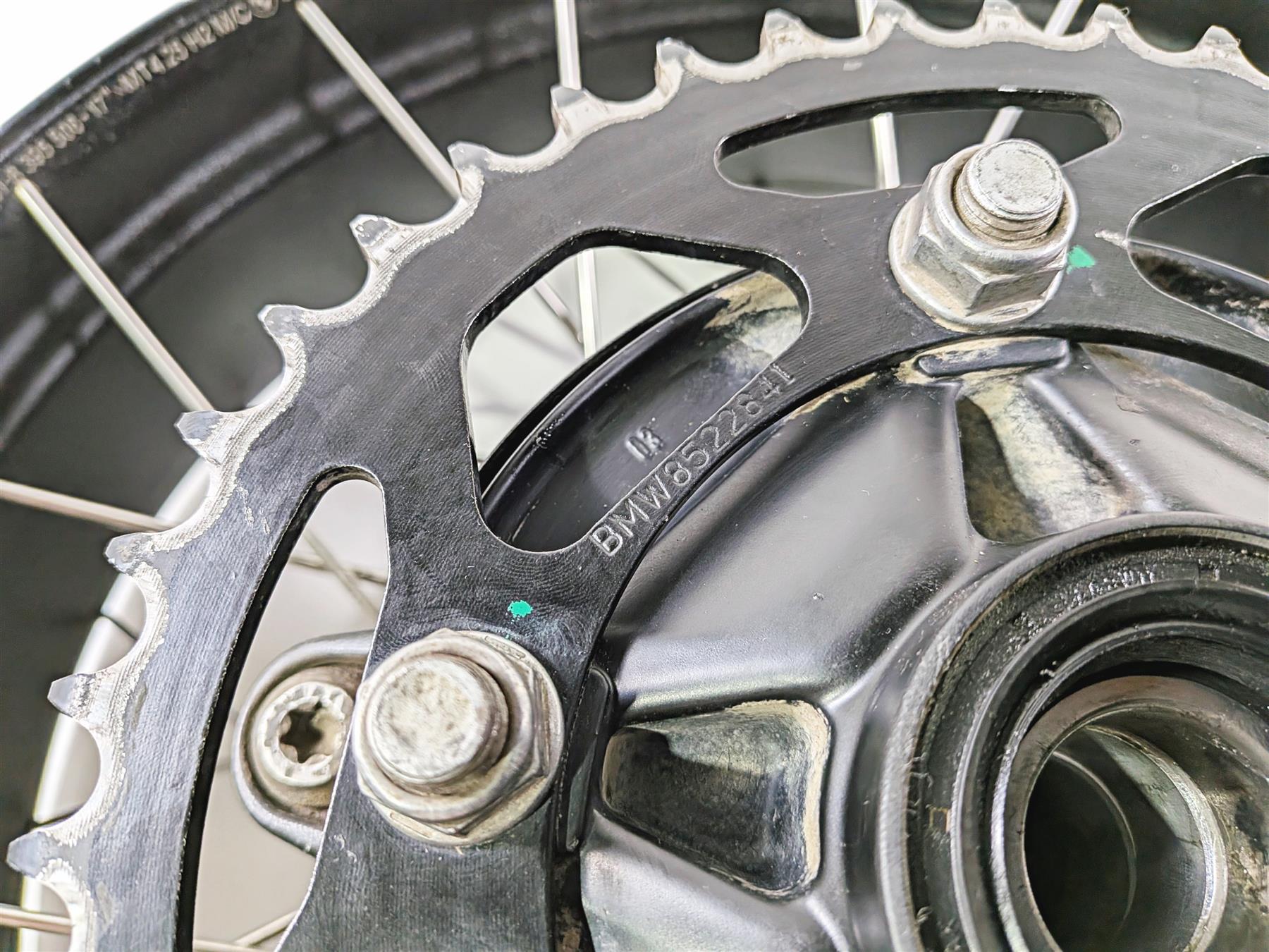 2023 BMW F850GS K81 Straight Rear Spoke Wheel Rim 17x4.25 36318395502 {{ shop.shopifyCountryName }} - Mototech271