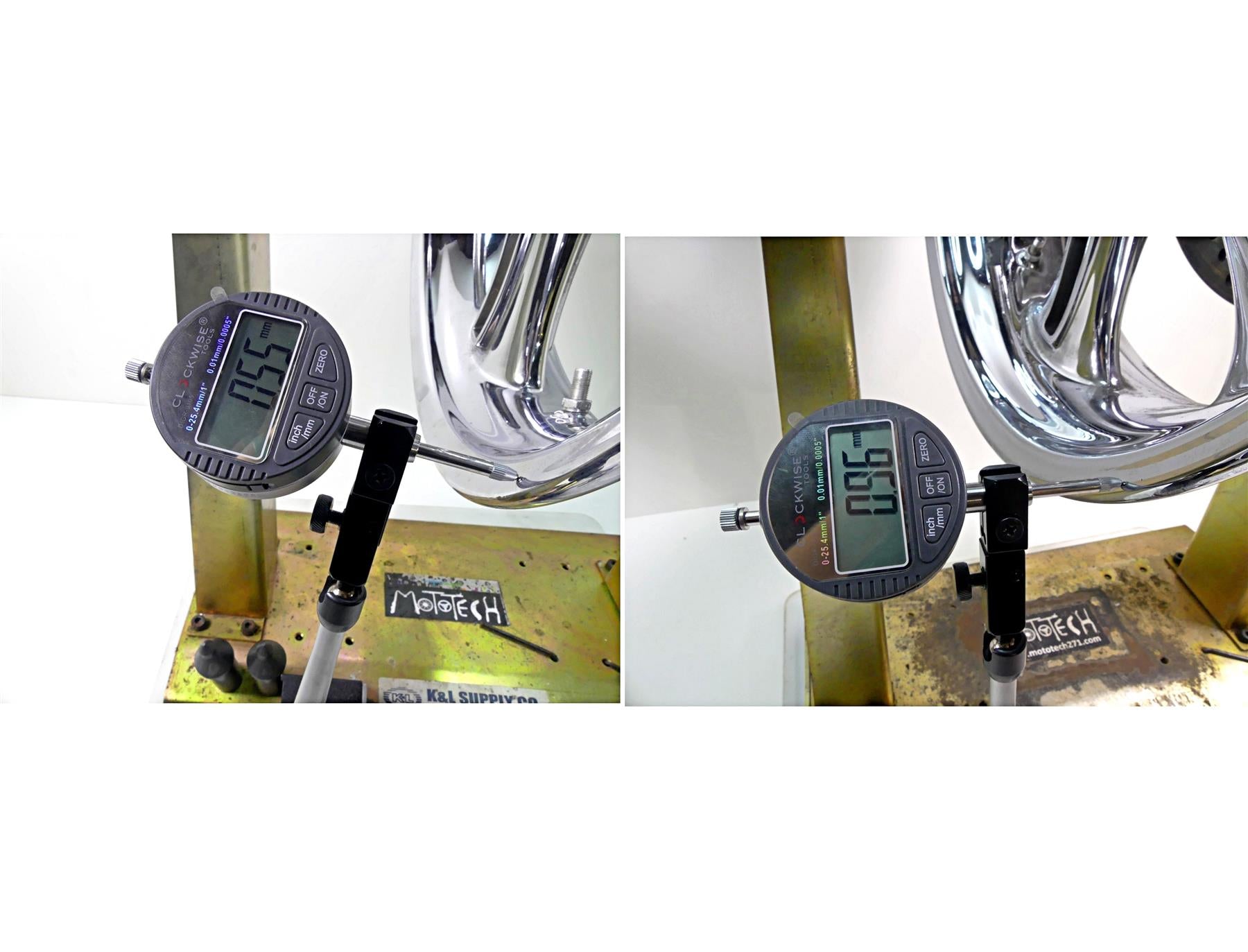 2011 Victory Cross Country Front Rear Chrome Cast Wheel Rim Set 1521383 1521384 {{ shop.shopifyCountryName }} - Mototech271