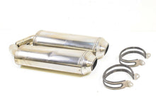 Load image into Gallery viewer, 2008 Ducati 848 Polished Exhaust Pipe Muffler Silencer Set 57411962C 57311992C | Mototech271
