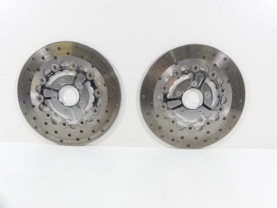 2004 Harley FLHTC SE CVO Electra Glide Front Brake Rotor Disc Set 44858-02 {{ shop.shopifyCountryName }} - Mototech271