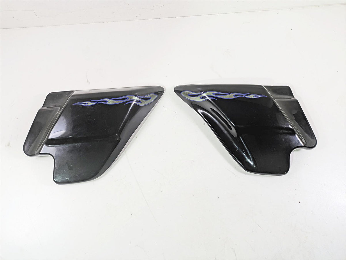 2007 Harley Touring FLHRSE CVO Road King Side Covers Fairings Black Ice 66048-97 {{ shop.shopifyCountryName }} - Mototech271