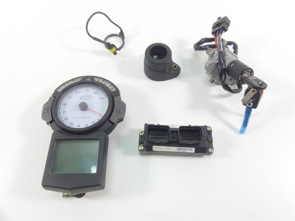 2004 Ducati 999 SBK Speedometer Cdi Ignition Switch Set 22K 40610151C 28640801D {{ shop.shopifyCountryName }} - Mototech271