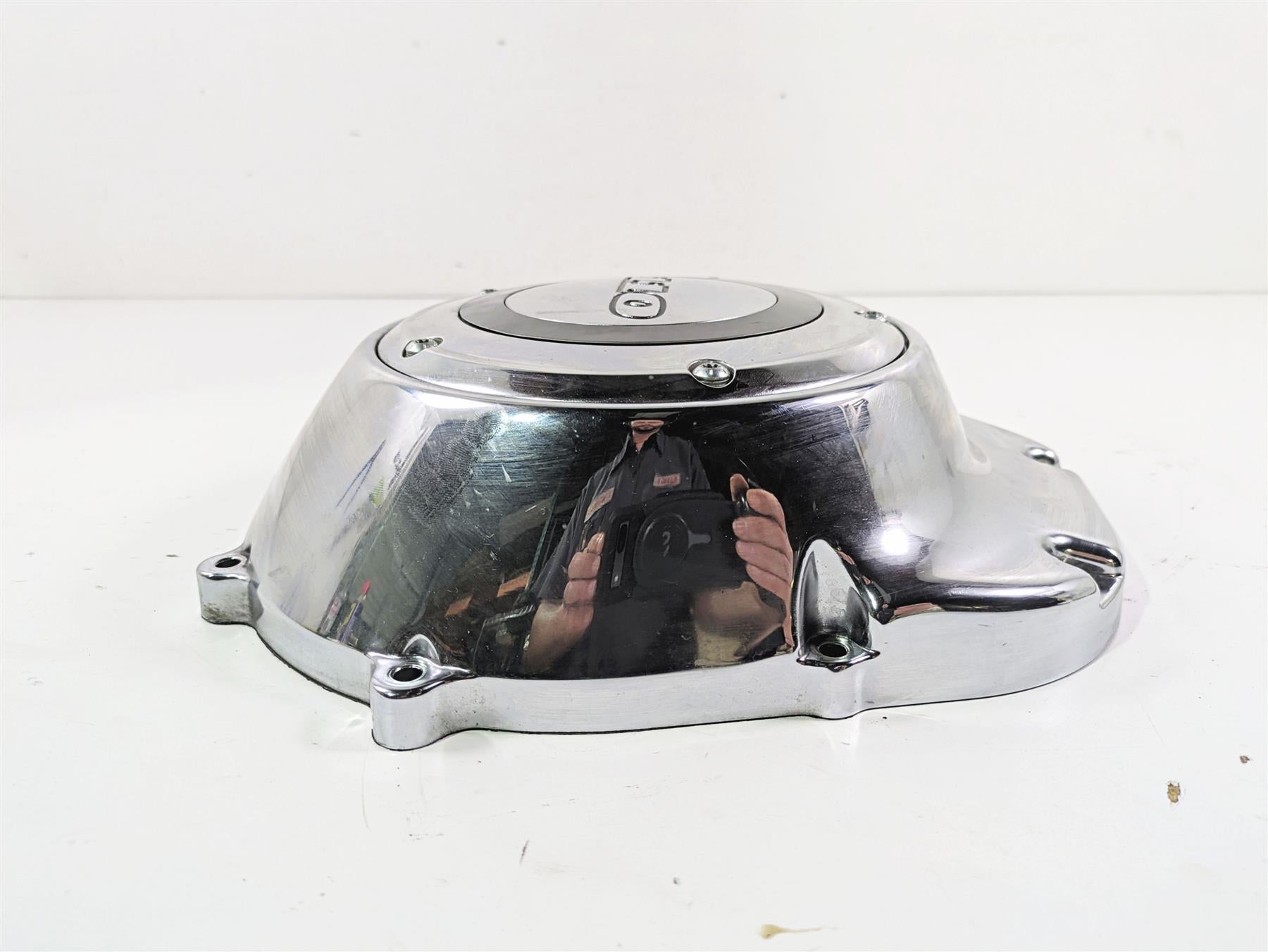 2010 Harley Touring FLHXSE CVO Street Glide Outer Primary Clutch Cover 60553-07A {{ shop.shopifyCountryName }} - Mototech271