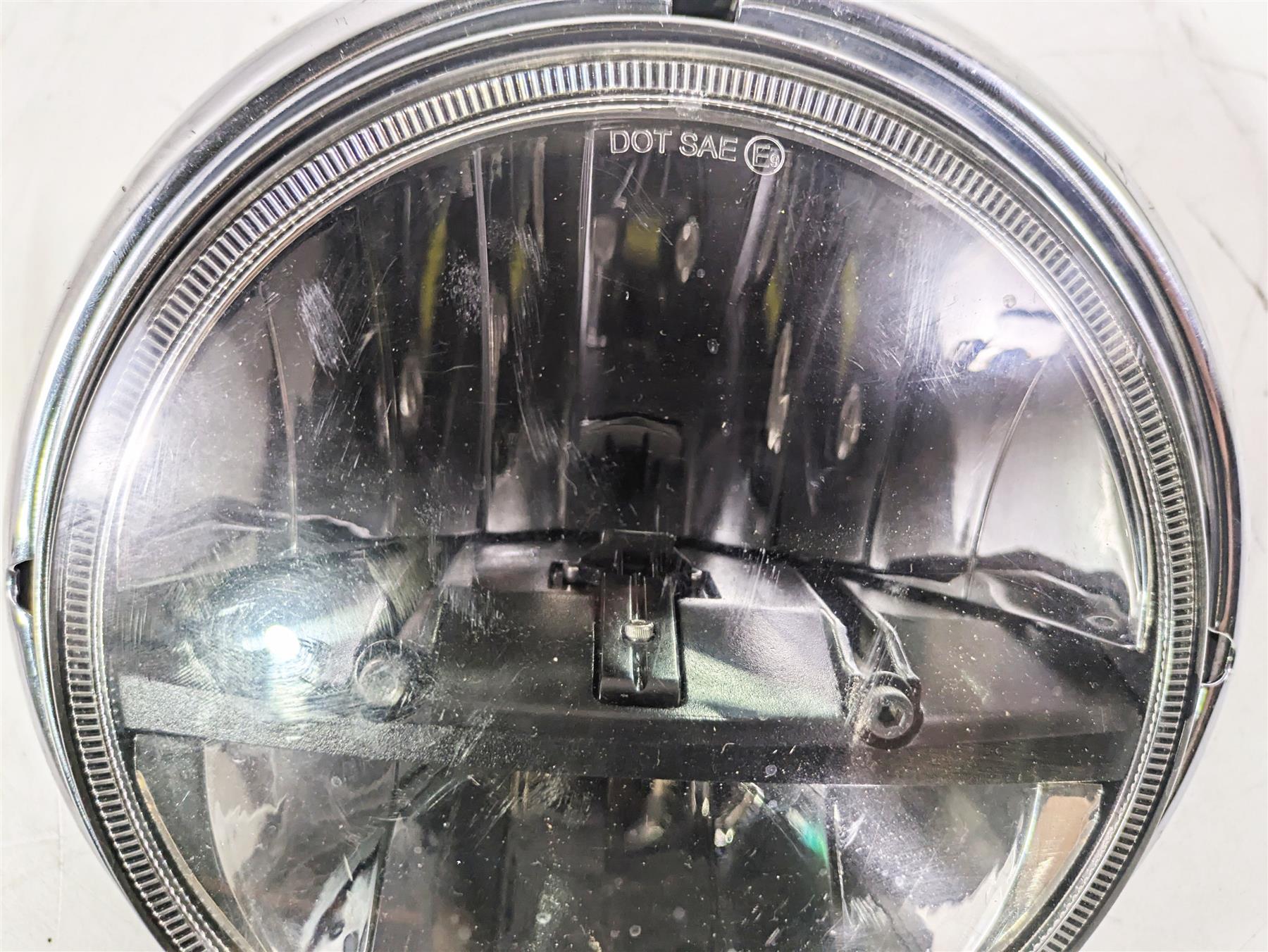 1996 Harley Touring FLHTCUI Electra Glide Led Headlight Head Lamp -Tested {{ shop.shopifyCountryName }} - Mototech271