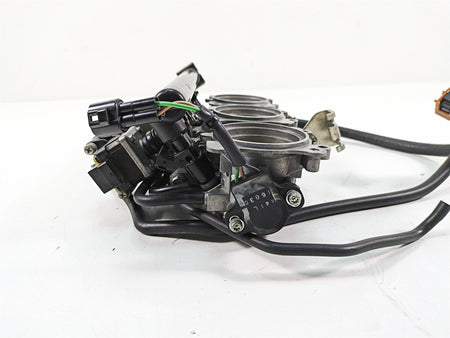 2012 Triumph Tiger 800XC ABS Keihin Throttle Body Fuel Injection Set T1243800 {{ shop.shopifyCountryName }} - Mototech271