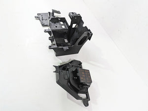 2009 Harley Touring FLHX Street Glide Battery Tray Electric Holders 66281-09B | Mototech271