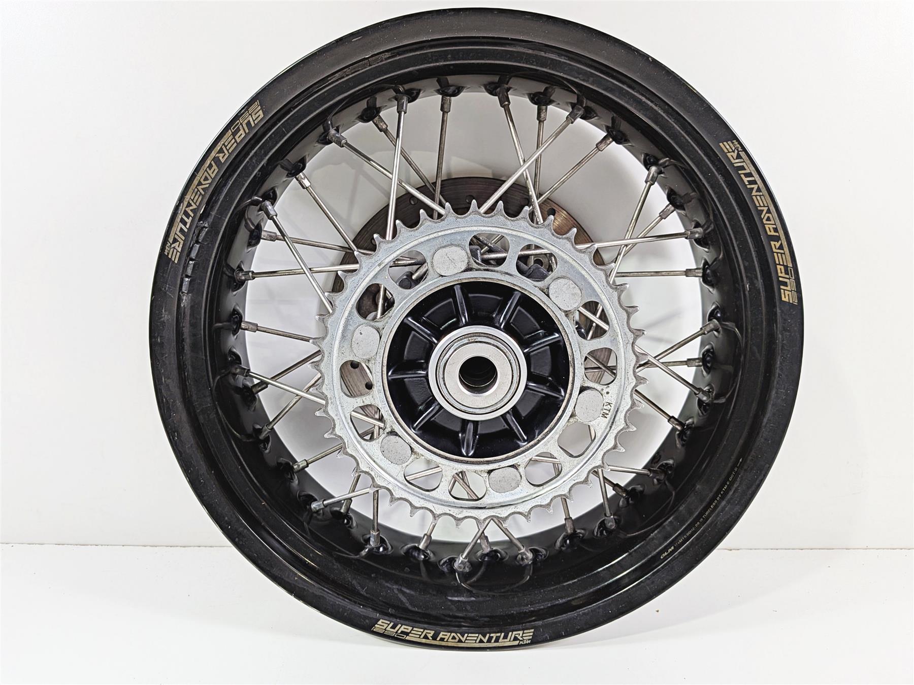 2016 KTM 1290 Super Adventure Rear Wheel Rim 17x5 .89mm Runout 6041000114430A {{ shop.shopifyCountryName }} - Mototech271