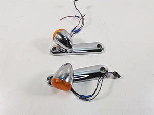 2006 Harley Touring FLHXI Street Glide Front Blinker Turn Signal Set  69278-06 | Mototech271