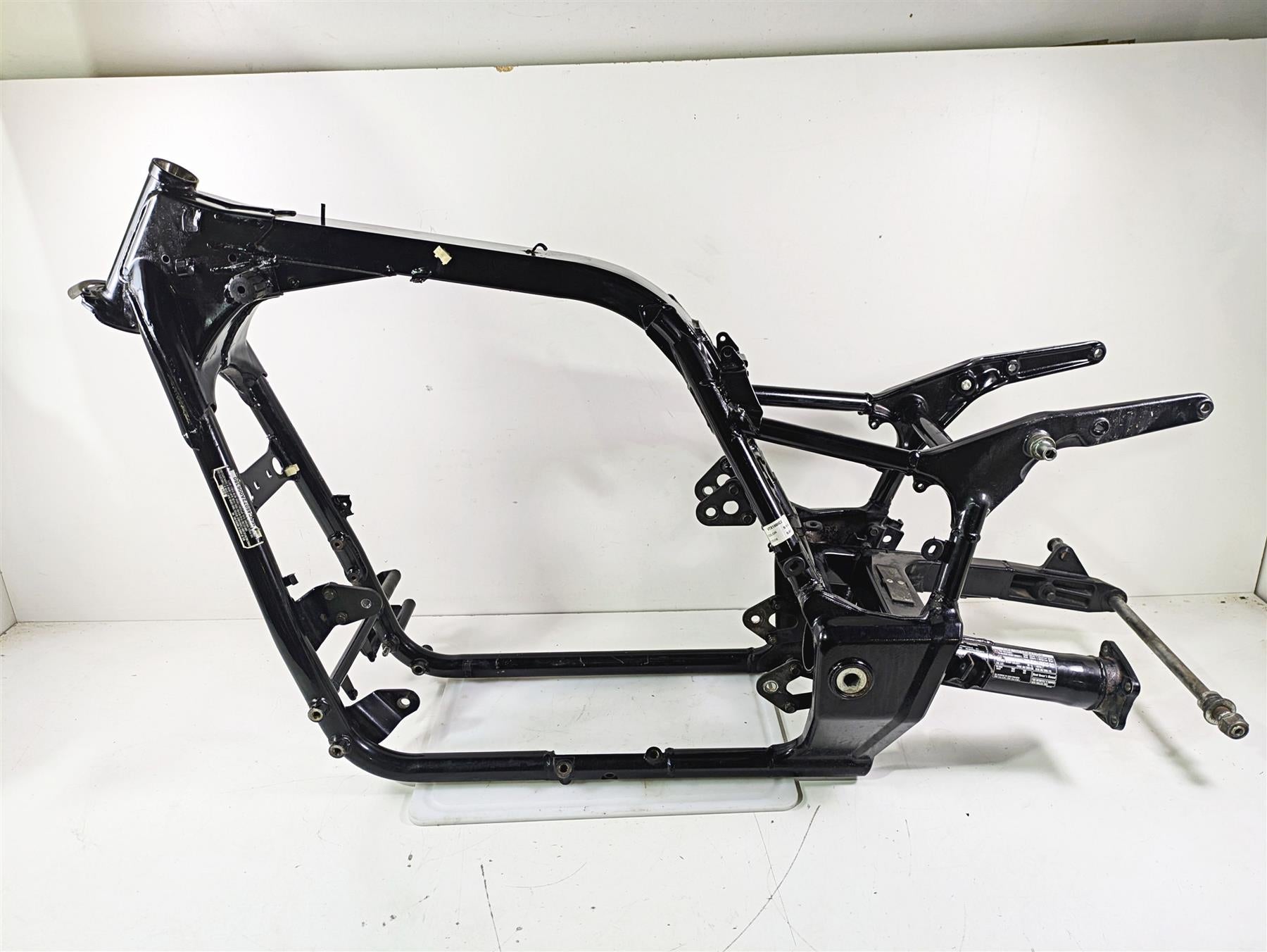 2002 Honda V-Twin VTX1800 C Straight Main Frame & Swingarm With Clean Texas Title 50100-MCH-770 {{ shop.shopifyCountryName }} - Mototech271