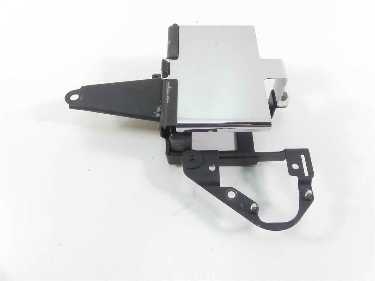 2002 Triumph Bonneville America Battery Box & Chrome Cover Lid Holder A9750011 {{ shop.shopifyCountryName }} - Mototech271