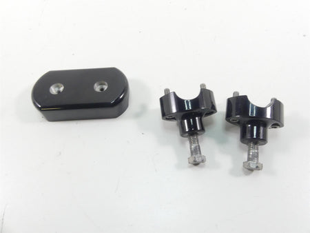 2011 Harley VRSCF Muscle Rod 2" Handlebar Riser Clamp Speedo Mount Set {{ shop.shopifyCountryName }} - Mototech271