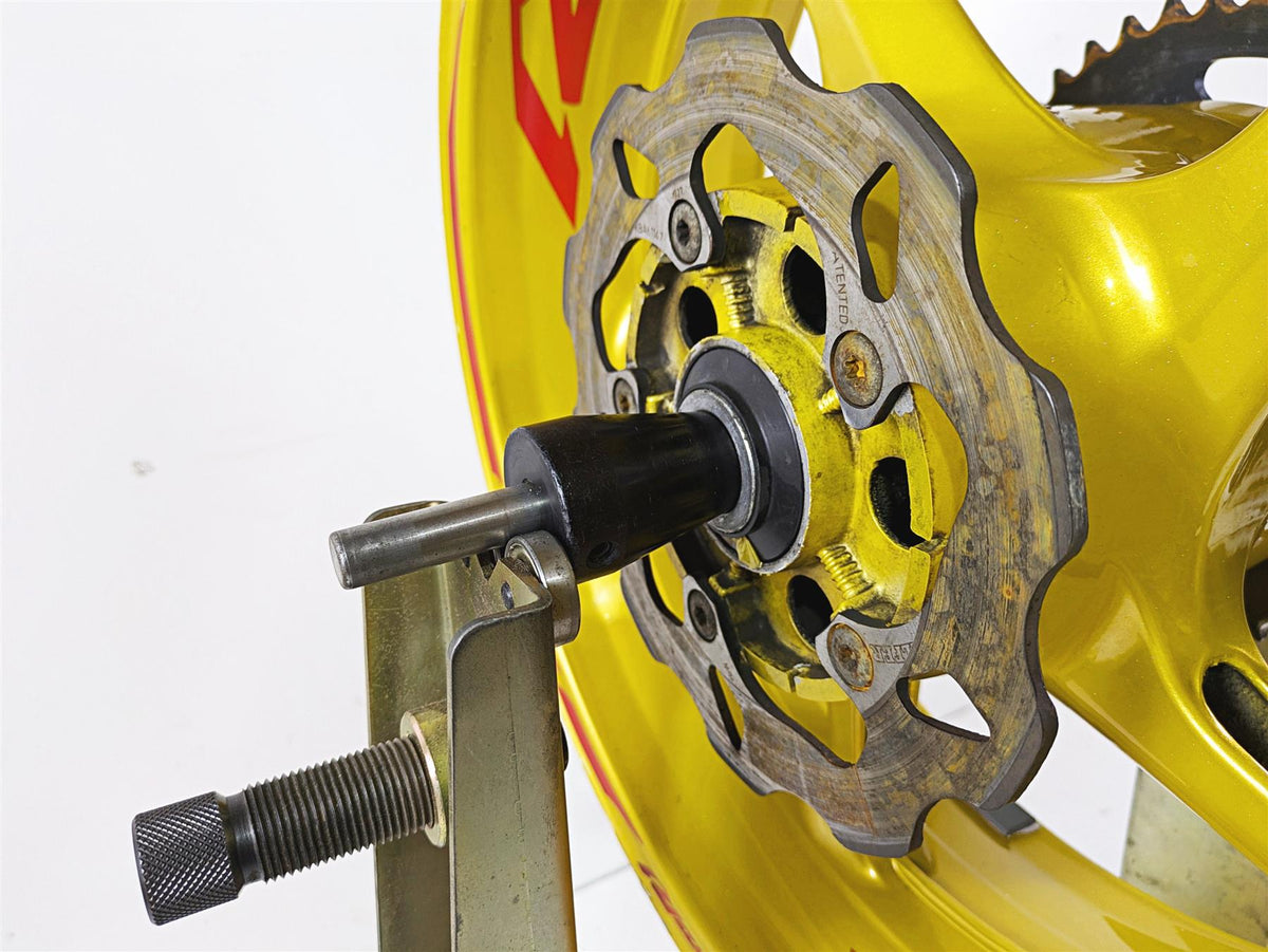 2005 Yamaha YZFR1 YZF R1 Rear Wheel Rim 17x6 .6mm Runout 5VY-25338-00-98 {{ shop.shopifyCountryName }} - Mototech271