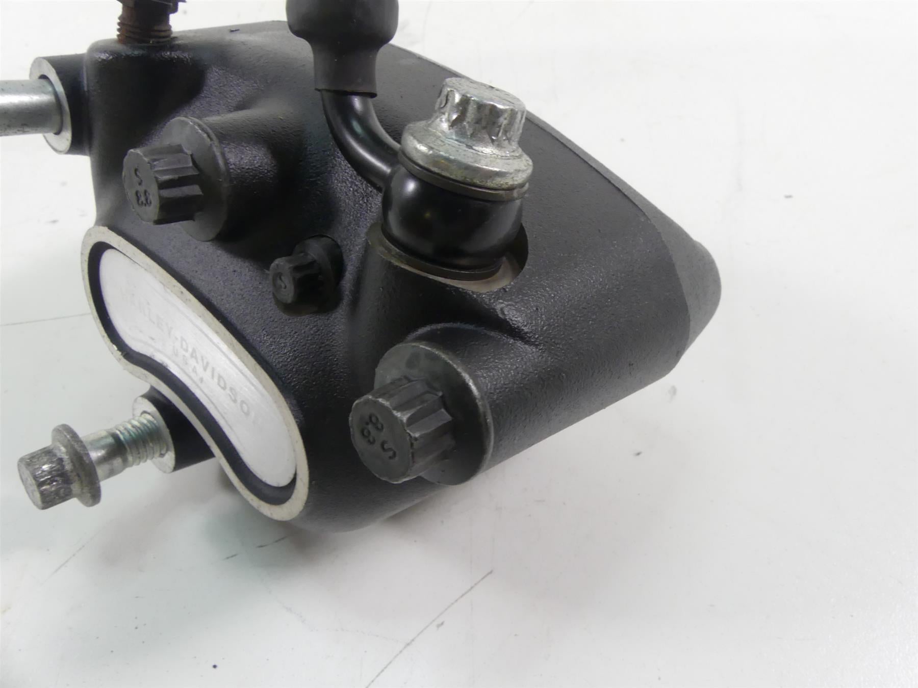 2004 Harley Softail FLSTFI Fat Boy Front Brake Caliper + Line 44046-00D {{ shop.shopifyCountryName }} - Mototech271