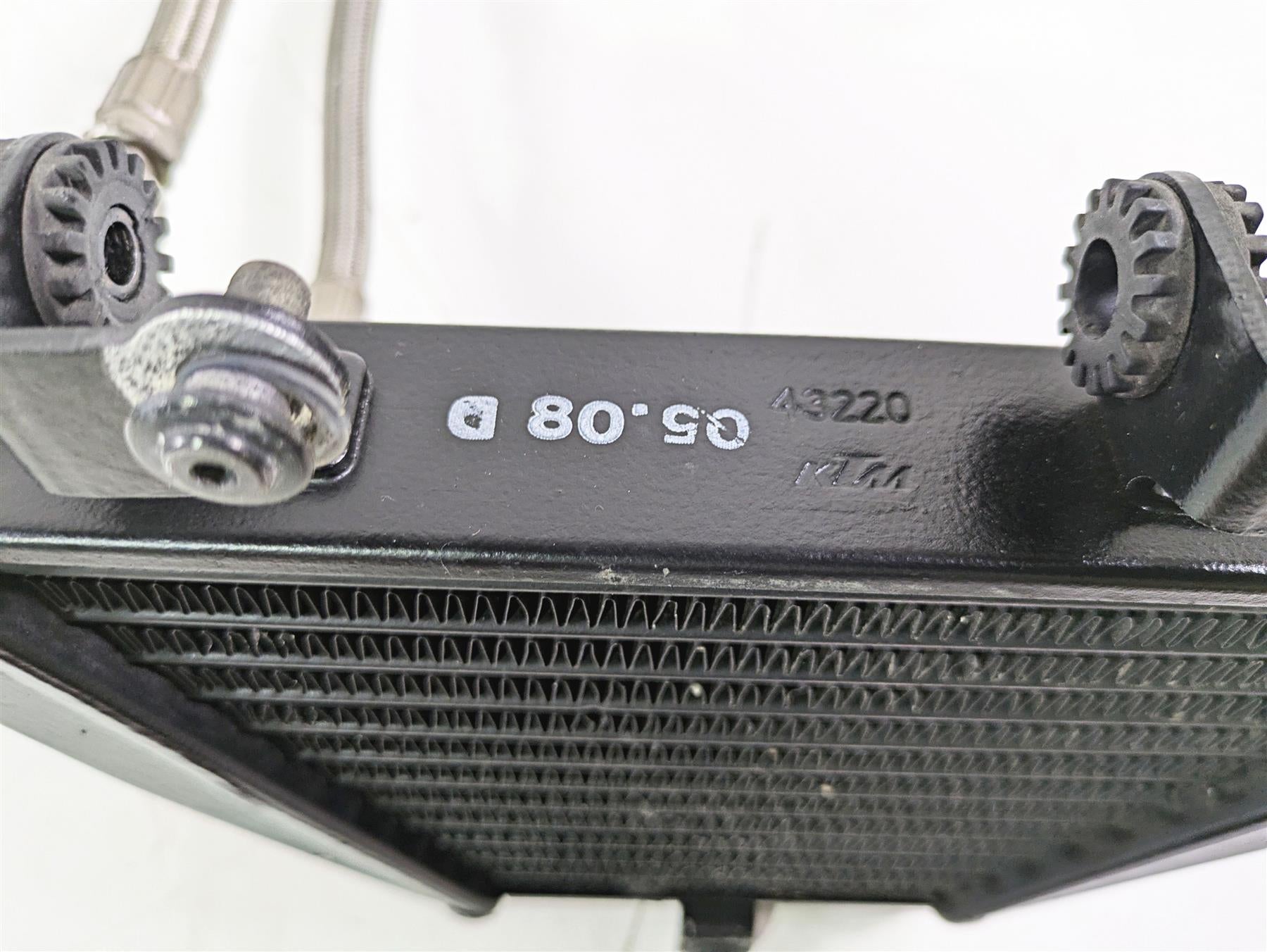 2008 Ducati SBK 1098 S Oil Cooler + Lines Hose Set 54840781A {{ shop.shopifyCountryName }} - Mototech271