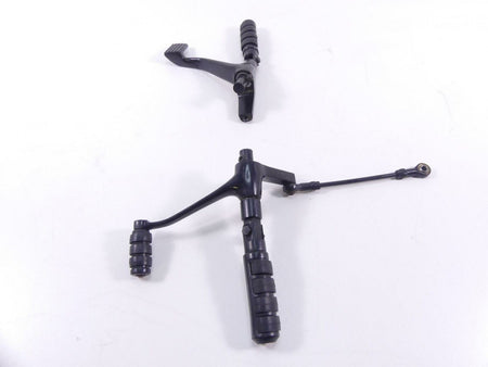 2008 Harley FXDF Dyna Fat Bob Front Forward Footpeg Shifter Brake Pedal Set {{ shop.shopifyCountryName }} - Mototech271