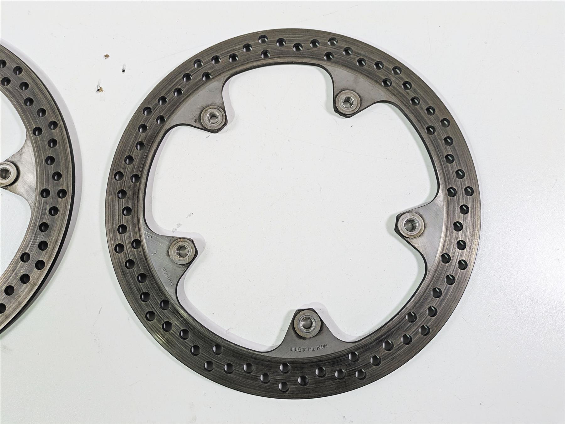 2014 BMW K1600 GTL K48 Front Brake Rotor Disc Set 320mm 34117701456 {{ shop.shopifyCountryName }} - Mototech271