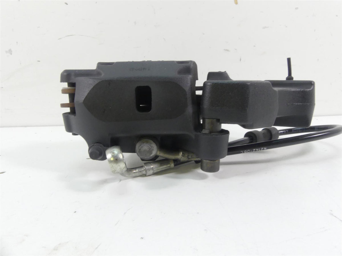 2015 Harley FXDF Dyna Fat Bob Rear Brake Caliper + Line For 25mm Axle 40908-08 {{ shop.shopifyCountryName }} - Mototech271
