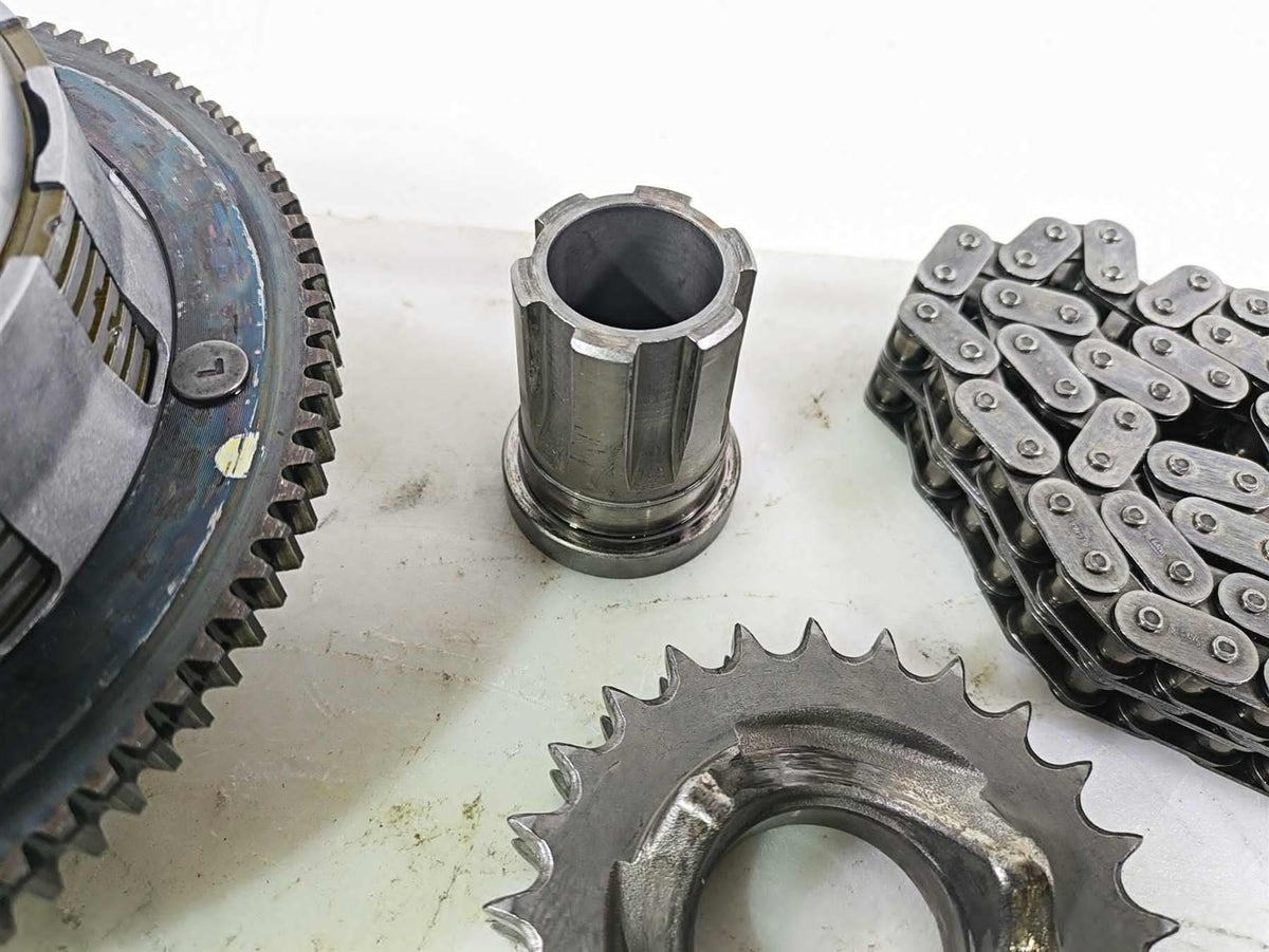 2005 Harley Softail FLSTFSE CVO Fat Boy Primary Drive Clutch Kit 37707-98A {{ shop.shopifyCountryName }} - Mototech271