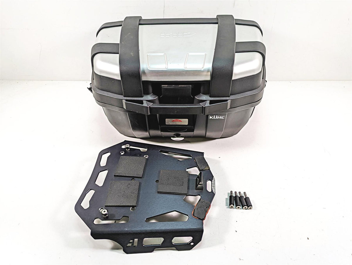 2012 Triumph Tiger 800XC ABS Givi Aluminum Top Case 52L + Bracket - Read TRK52N {{ shop.shopifyCountryName }} - Mototech271