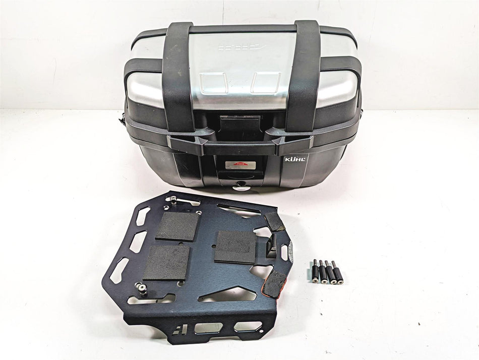 2012 Triumph Tiger 800XC ABS Givi Aluminum Top Case 52L + Bracket - Read TRK52N {{ shop.shopifyCountryName }} - Mototech271