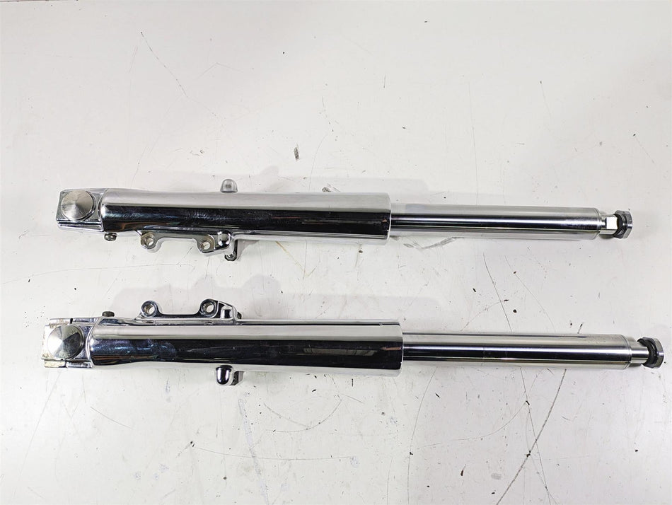 2007 Harley Touring FLHTCU SE CVO E-Glide Front Chrome Fork Leg Set 46621-06 {{ shop.shopifyCountryName }} - Mototech271