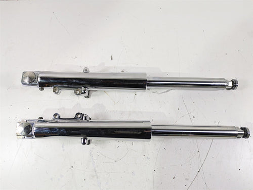 2007 Harley Touring FLHTCU SE CVO E-Glide Front Chrome Fork Leg Set 46621-06 | Mototech271
