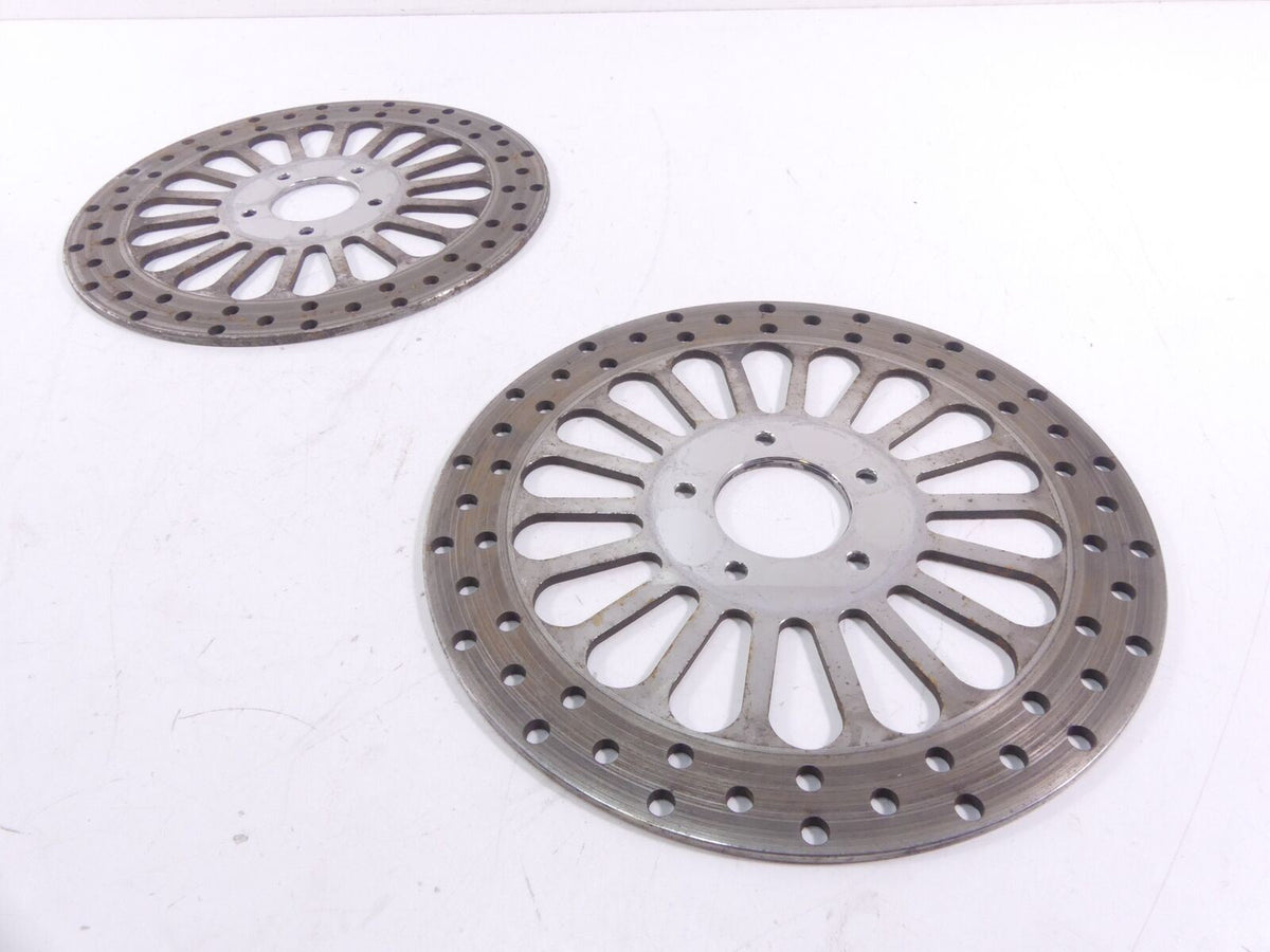 2009 Harley Touring FLHRC Road King Front Brake Disc Rotor Set 41808-08 41809-08 {{ shop.shopifyCountryName }} - Mototech271