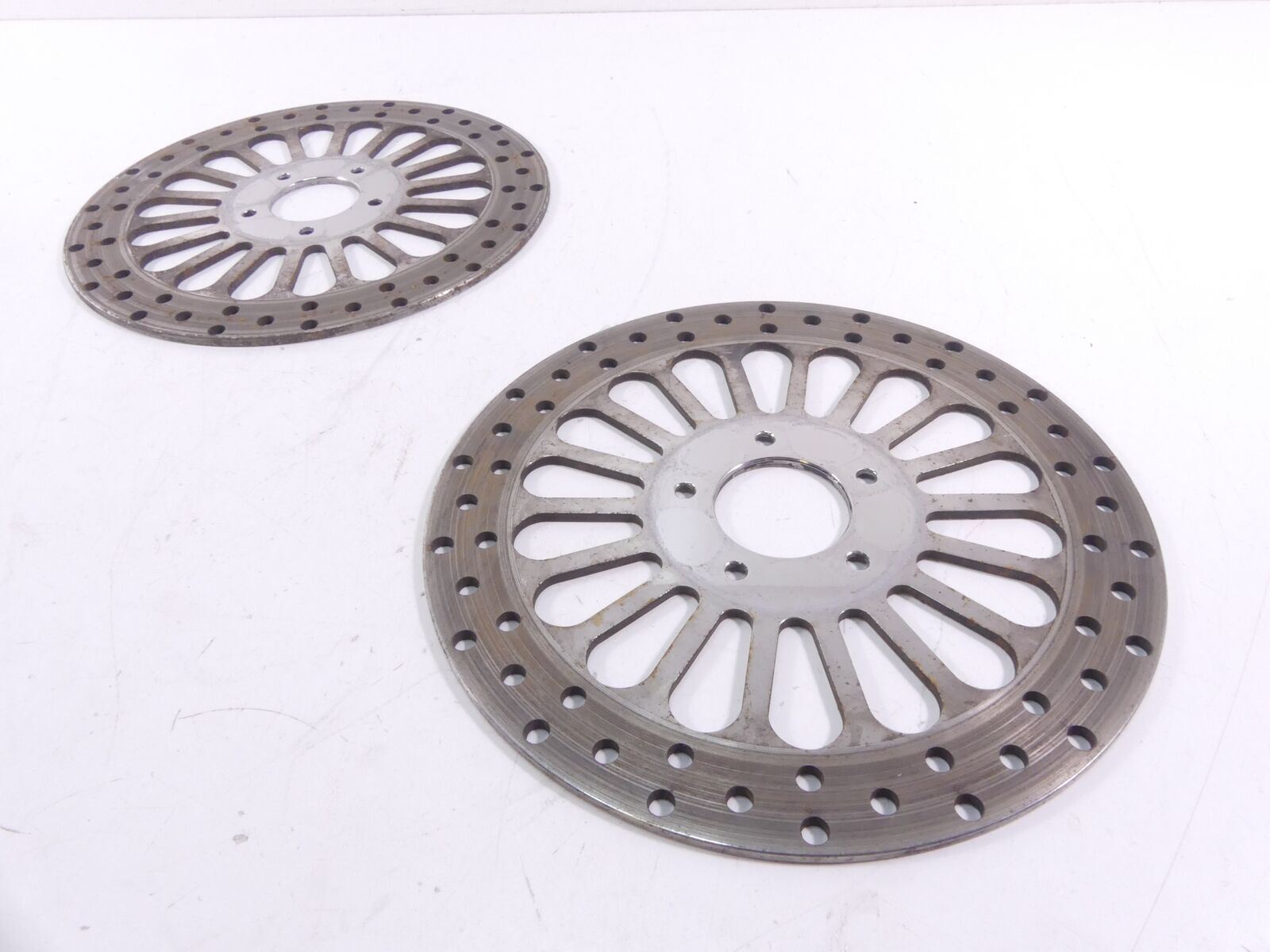 2009 Harley Touring FLHRC Road King Front Brake Disc Rotor Set 41808-08 41809-08 {{ shop.shopifyCountryName }} - Mototech271