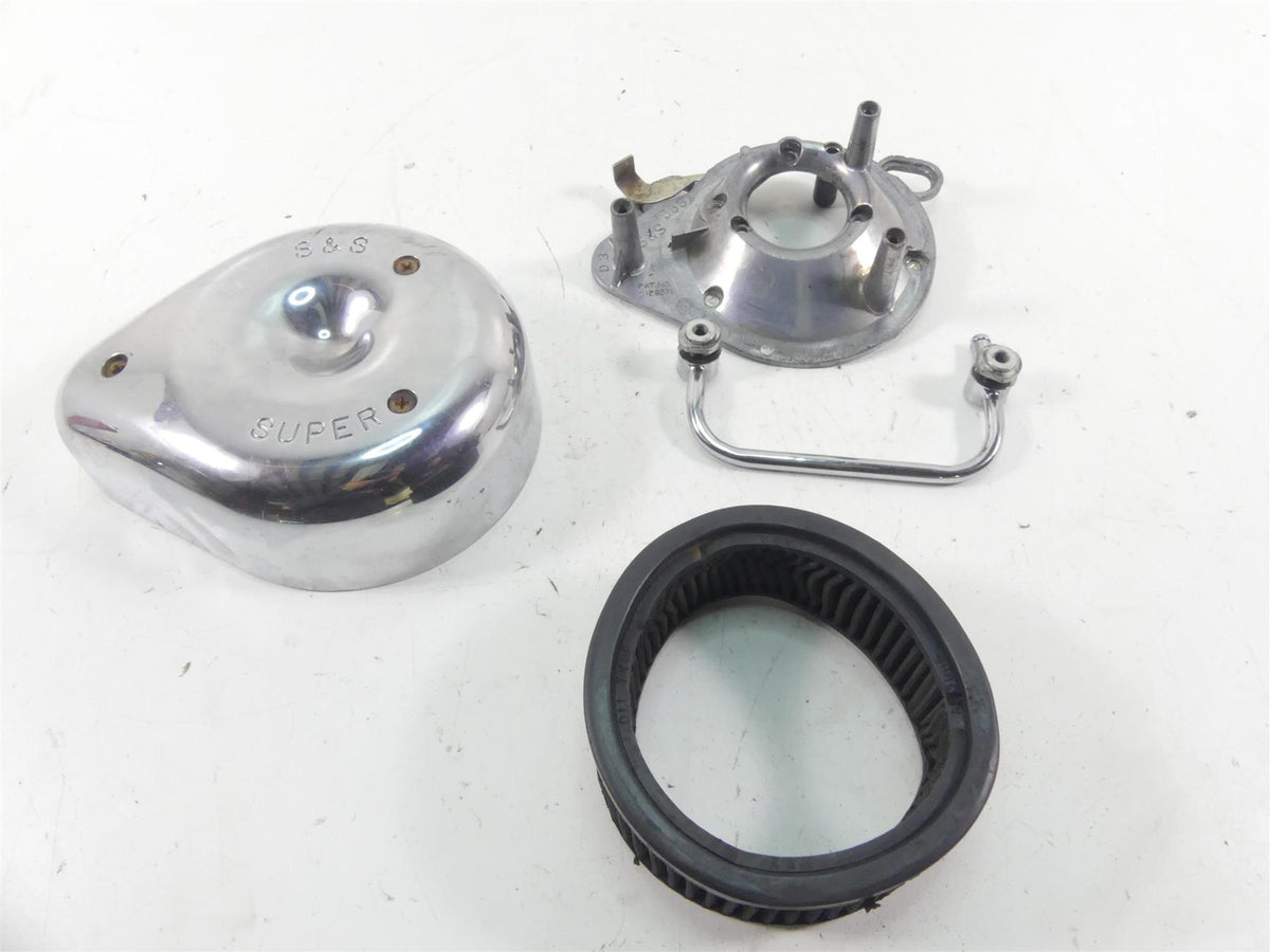 1998 Harley Dyna FXDL Low Rider S&S Super Air Breather Filter Cleaner 17-0404 {{ shop.shopifyCountryName }} - Mototech271