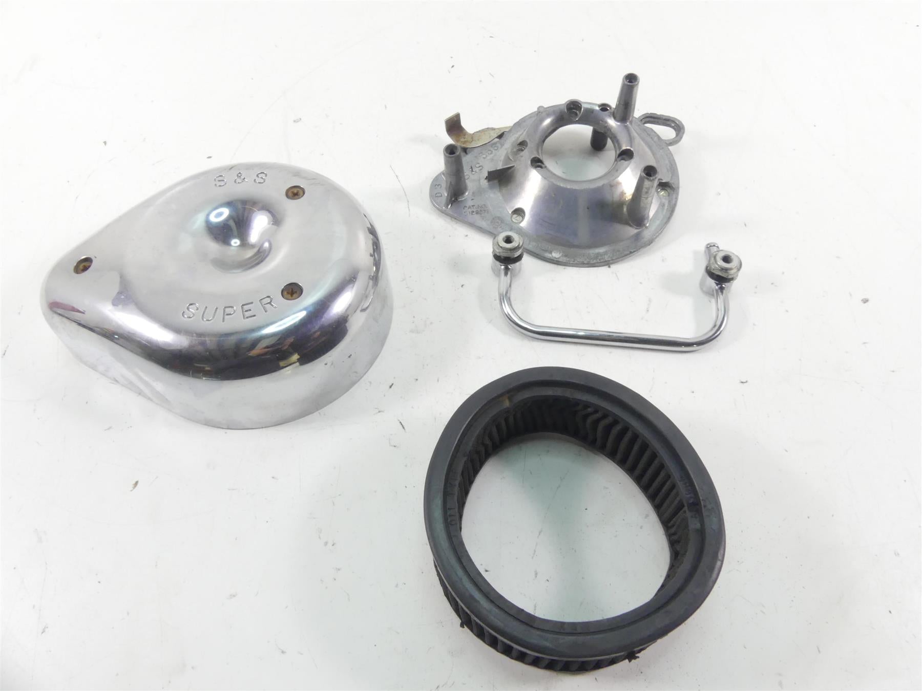 1998 Harley Dyna FXDL Low Rider S&S Super Air Breather Filter Cleaner 17-0404 {{ shop.shopifyCountryName }} - Mototech271