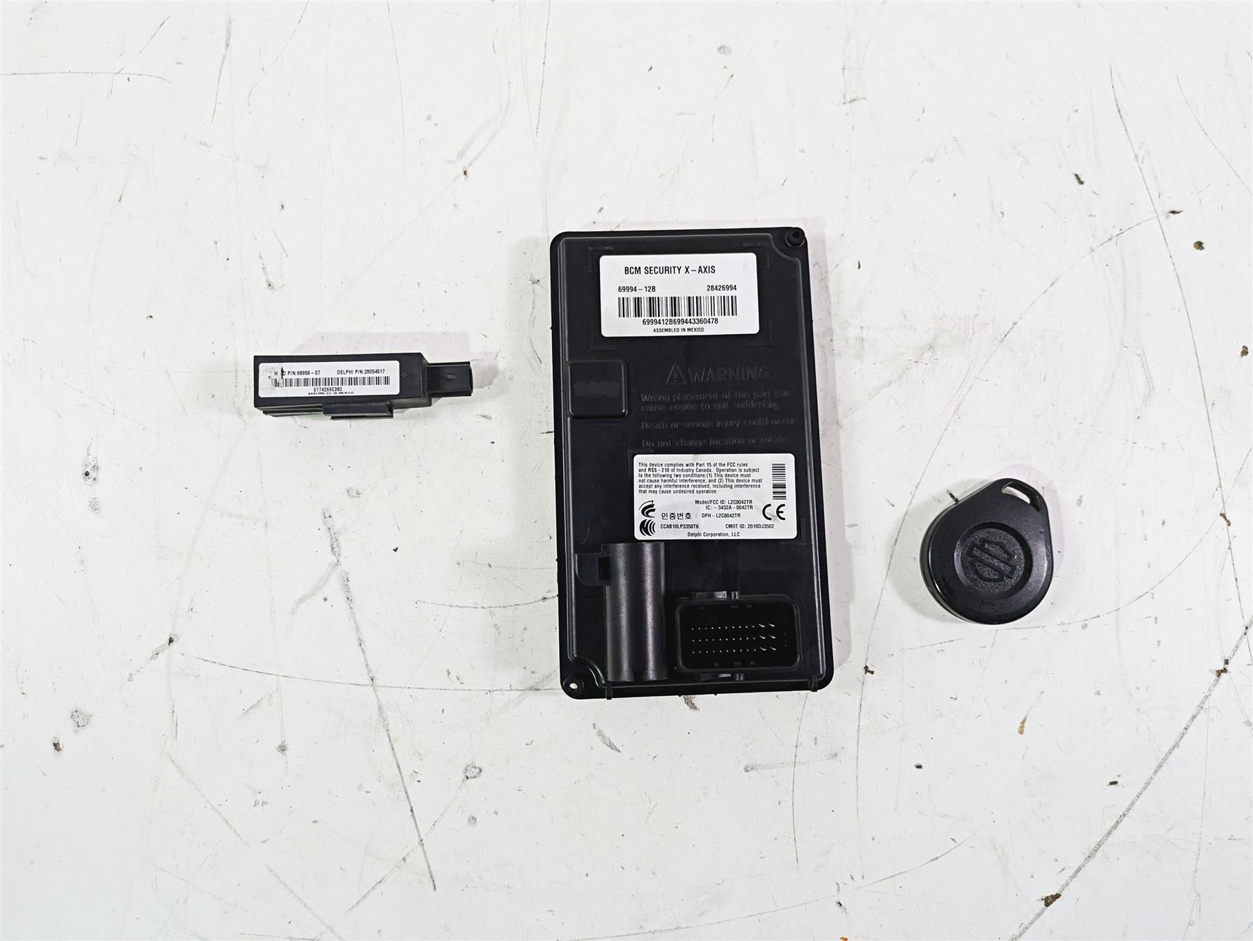 2015 Harley Touring FLHTKL E -Glide Low Bcm Security Module & Fob Set 69994-12B {{ shop.shopifyCountryName }} - Mototech271