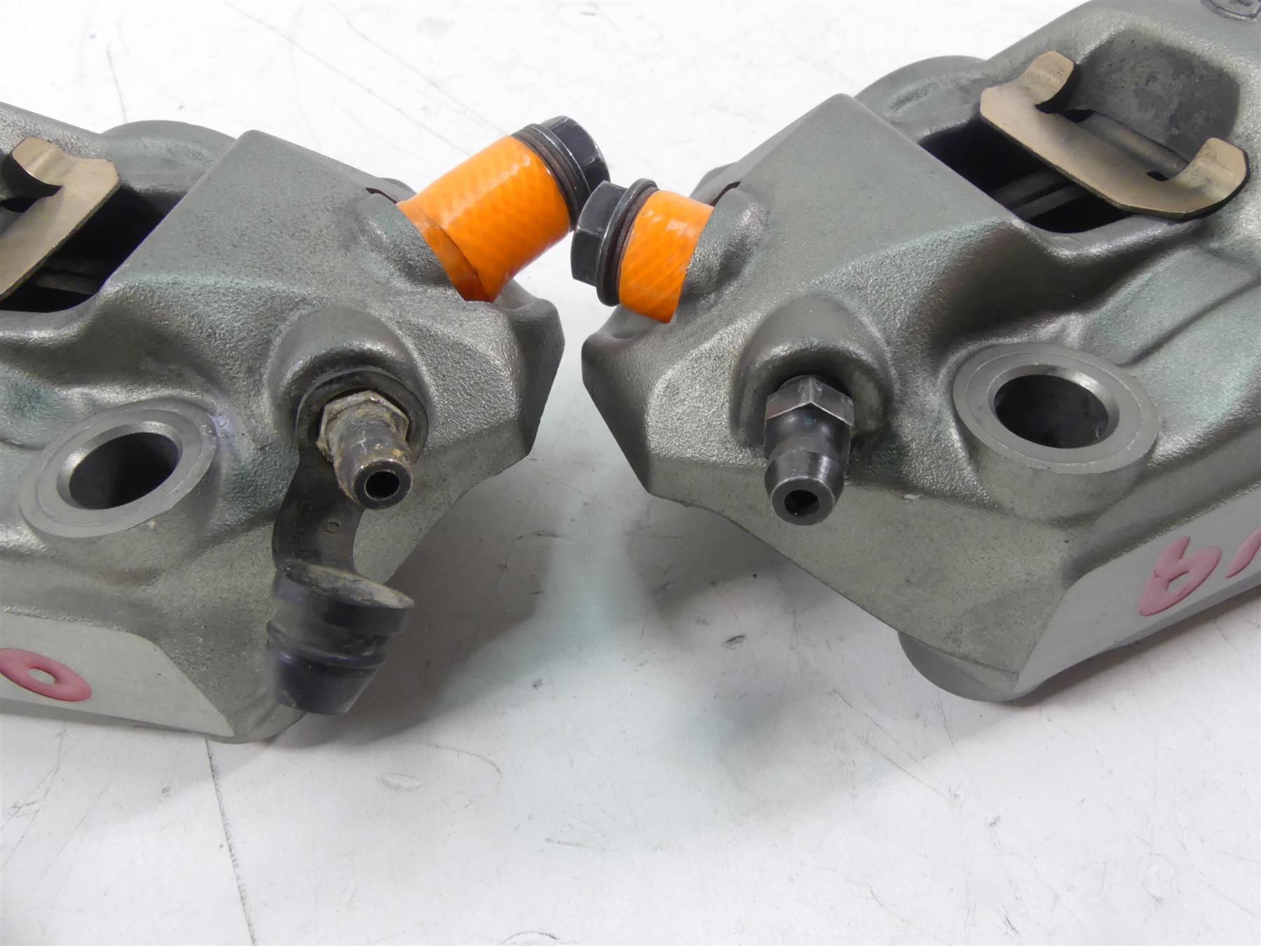 2015 Ducati Diavel Carbon Red Front Brembo Brake Caliper Set 61040901C 61040911C {{ shop.shopifyCountryName }} - Mototech271