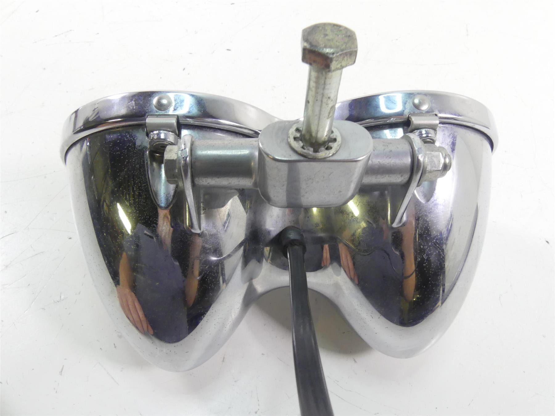 2009 Harley FXDF Dyna Fat Bob Headlight Head Light Bucket And Lens 69797-08 {{ shop.shopifyCountryName }} - Mototech271
