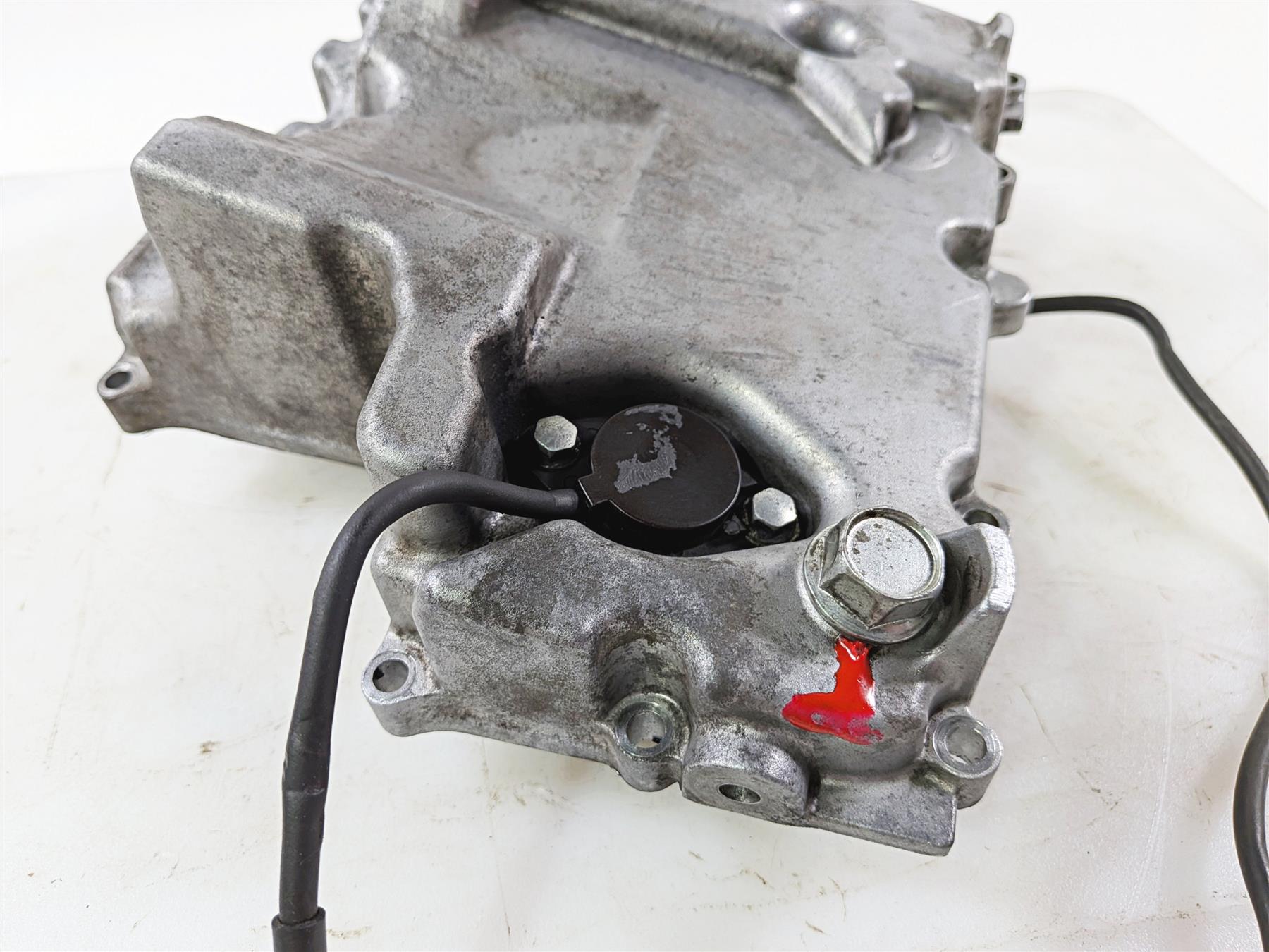 2008 Yamaha YZF R1 RN19 Bottom Motor Cover Oil Pan 4C8-13417-00-00 4C8-13400-00 {{ shop.shopifyCountryName }} - Mototech271