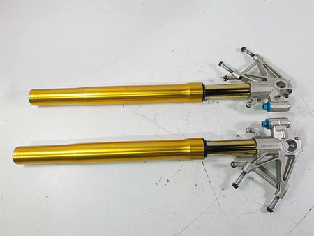 2008 Aprilia RSVR 1000 Factory Straight Ohlins Front Fork Leg Set AP8163062 {{ shop.shopifyCountryName }} - Mototech271