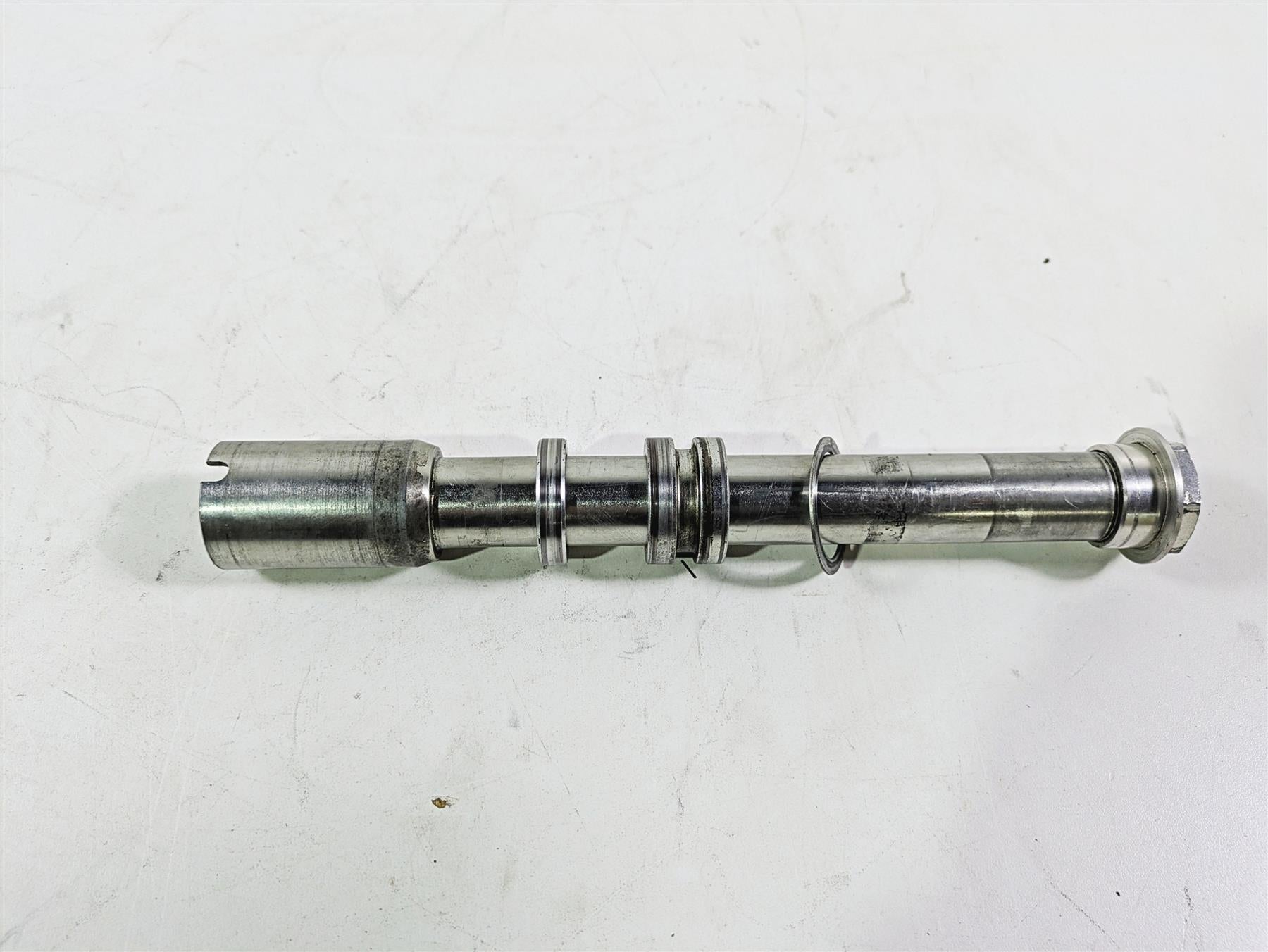 2013 Ducati Hyperstrada 821 Front Axle Wheel Spindle 25mm 81910601A {{ shop.shopifyCountryName }} - Mototech271