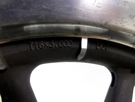 2003 Harley Touring FLHTCI E-Glide 100TH 16x3 9 Spoke Rear Wheel Rim 43402-00B {{ shop.shopifyCountryName }} - Mototech271