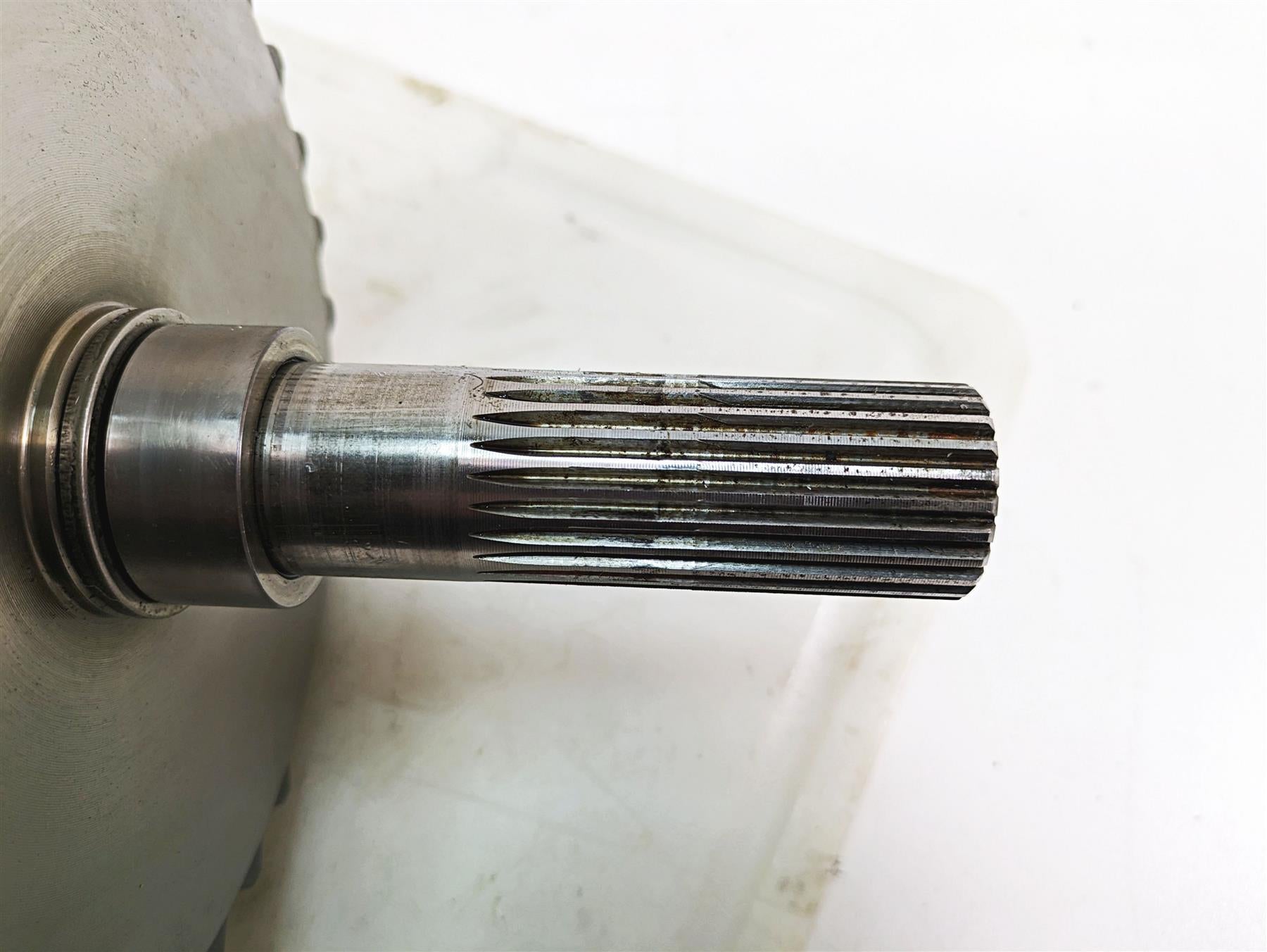 2009 Harley FXDC Dyna Super Glide Custom Crank Shaft Flywheel - Read 24100021 {{ shop.shopifyCountryName }} - Mototech271