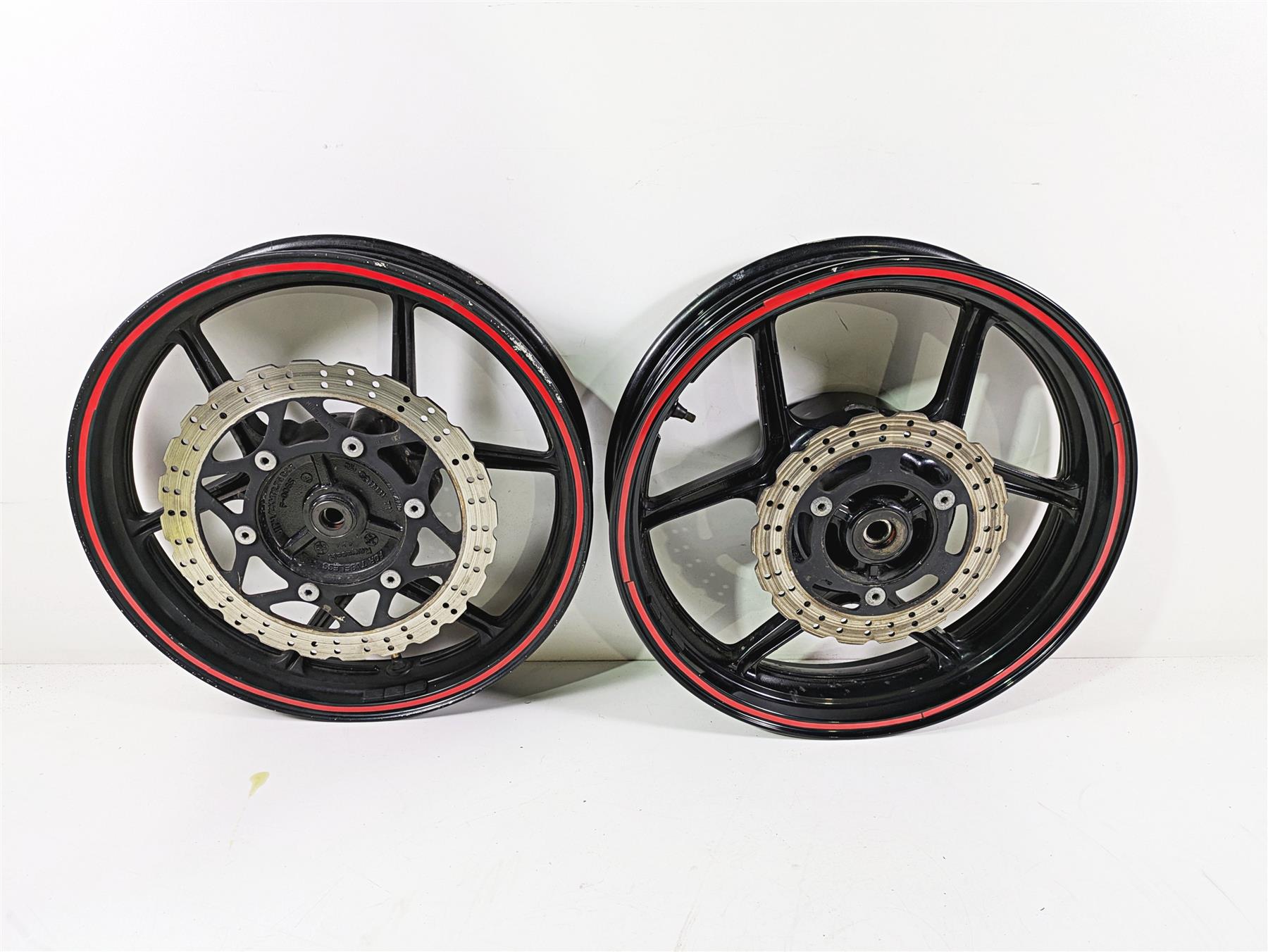 2009 Kawaski EX250 Ninja 250R Front Rear Wheel Rim 41073-0095-QT 41073-0153-QT | Mototech271