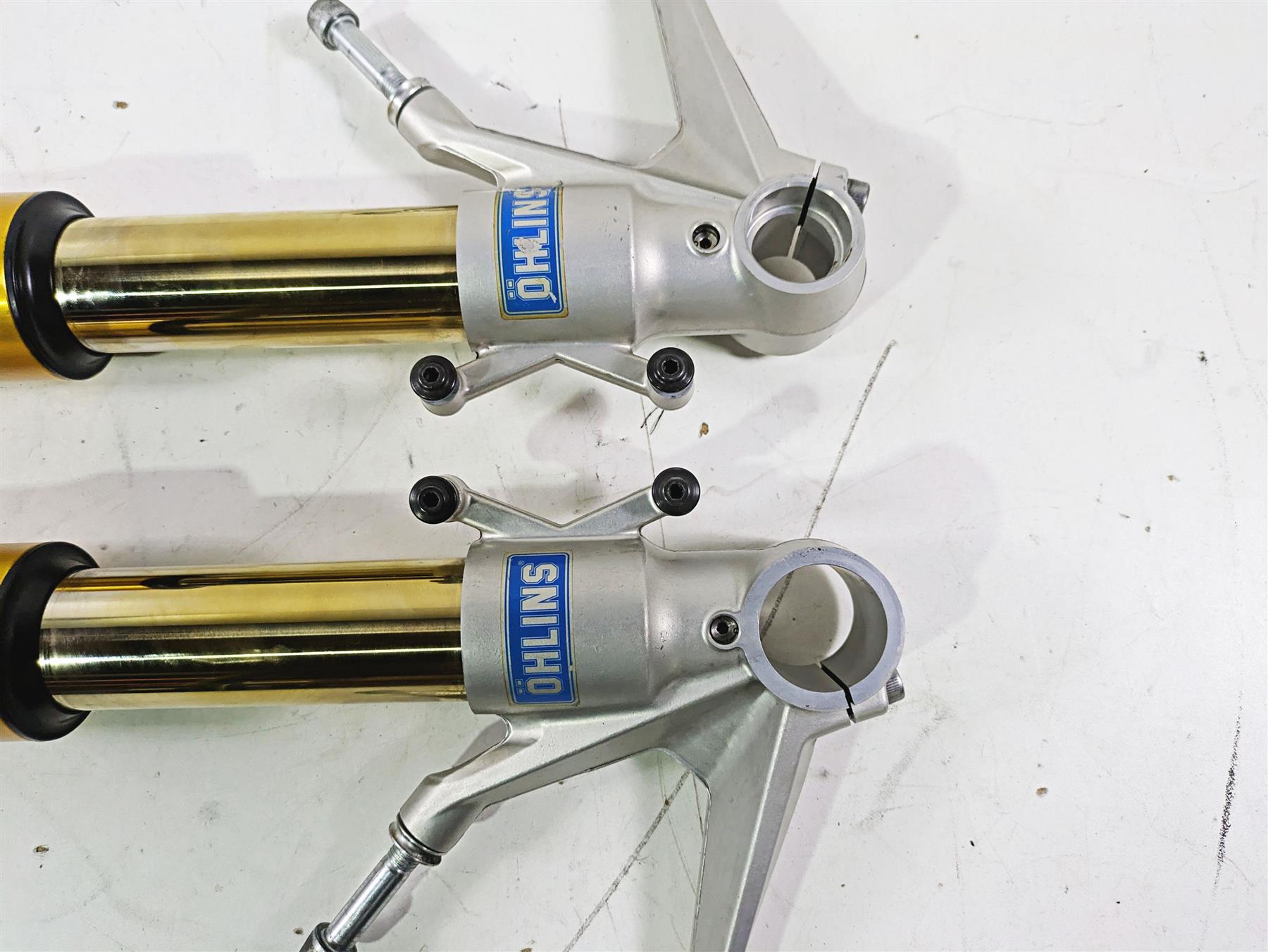 2008 Ducati SBK 1098 S Straight Ohlins Front Fork Leg Set
