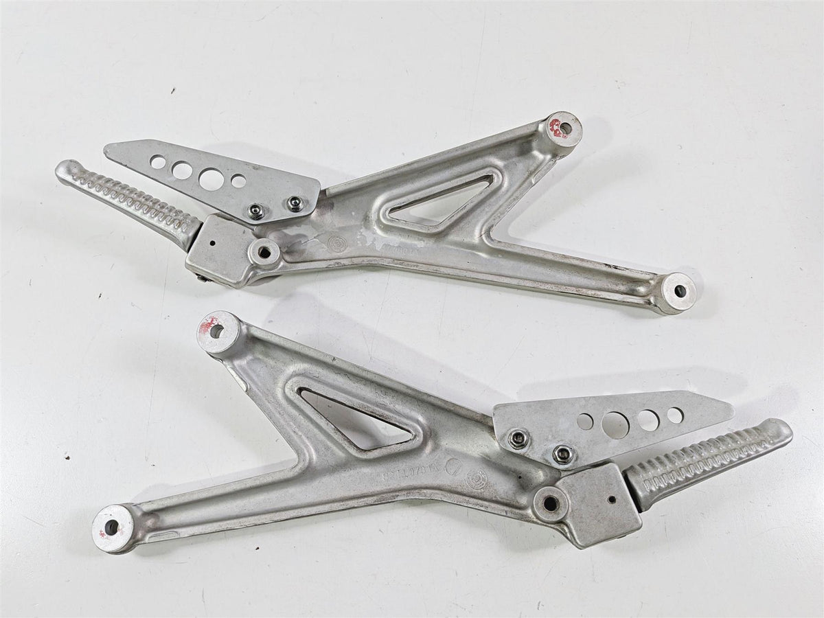 2009 Ducati Hypermotard 1100 S Rear Passenger Foot Peg Set 82410791A 82410801A-Mototech271