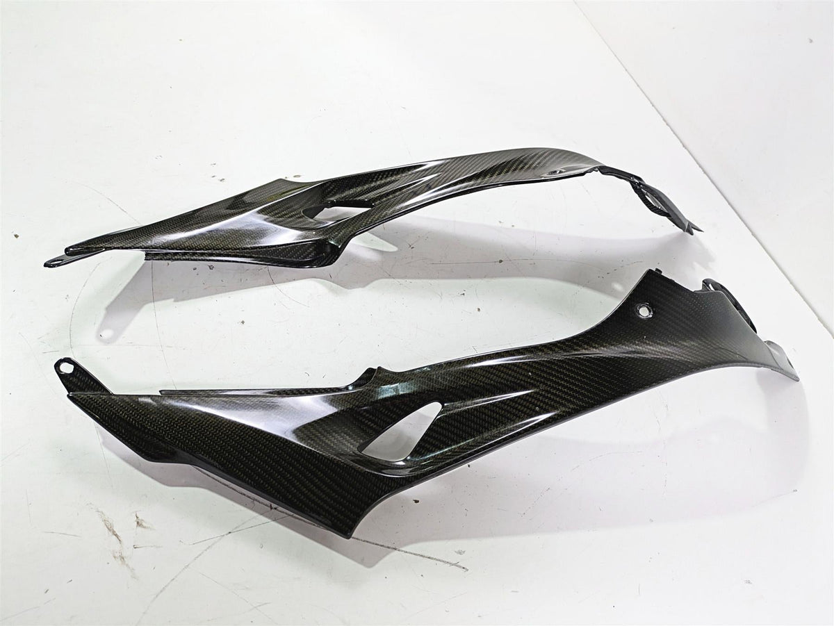 2017 BMW S1000RR K46 Left Right Carbon Fiber Tank Trim Fairing Cover Set {{ shop.shopifyCountryName }} - Mototech271