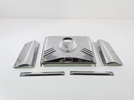 2005 Harley Softail FLSTFSE CVO Fat Boy Headlight Fork Chrome Cover Set 67889-91-Mototech271